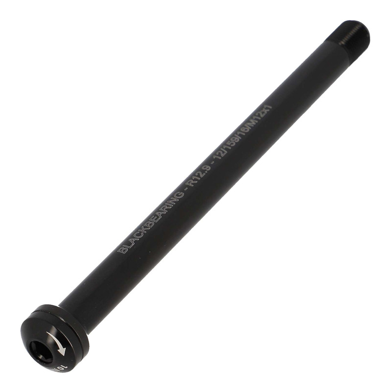 Axe traversant arrière Black Bearing AR12.9 – 159mm Ø12mm noir