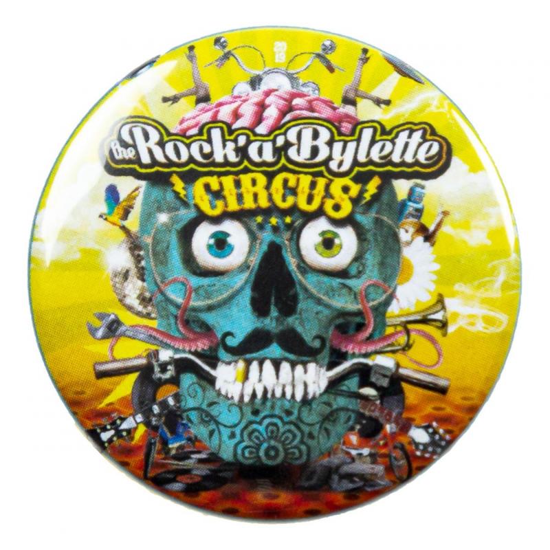 Badge Rock'a'bylette La Bécanerie 38mm