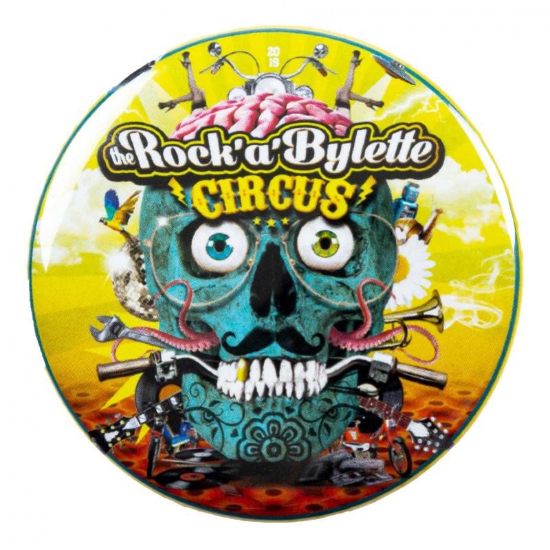 Badge Rock'a'bylette La Bécanerie 56mm