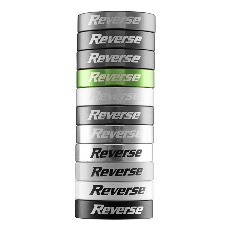 Bagues de serrage de poignÃ©es Reverse Lock-On vert clair (x2)