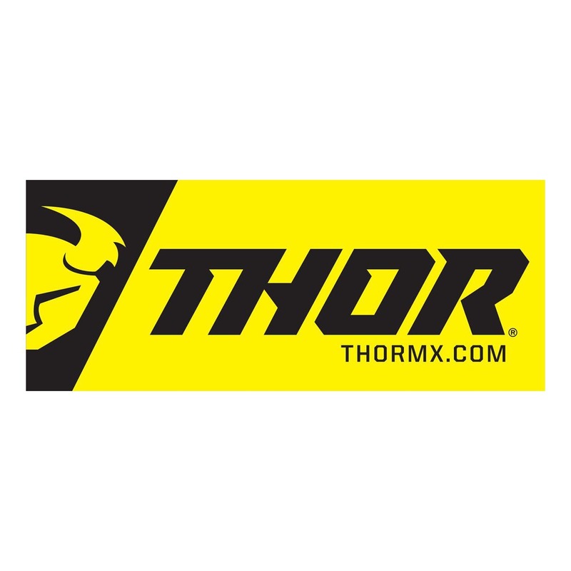 Bannière vinyle Thor 243x91cm jaune/noir