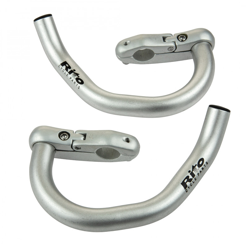 Bar-ends cintre vélo Ø22,2mm gris