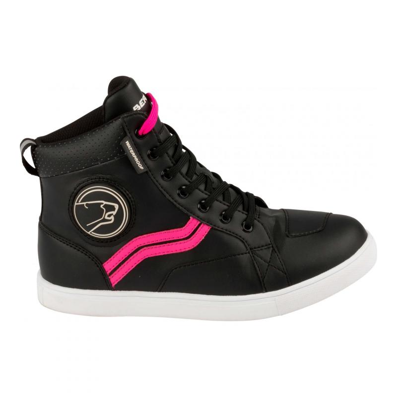 Basket moto femme Bering Stars Evo noir/fushia- 36