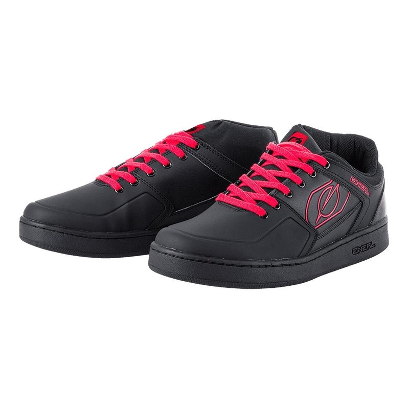 Basket vélo O'Neal Pinned Pro flat pedal rouge/noir- 39