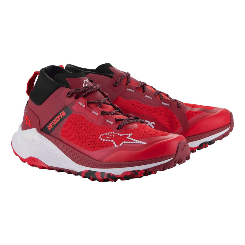Baskets Alpinestars Meta XR V2 bright red/dark red/white- 7