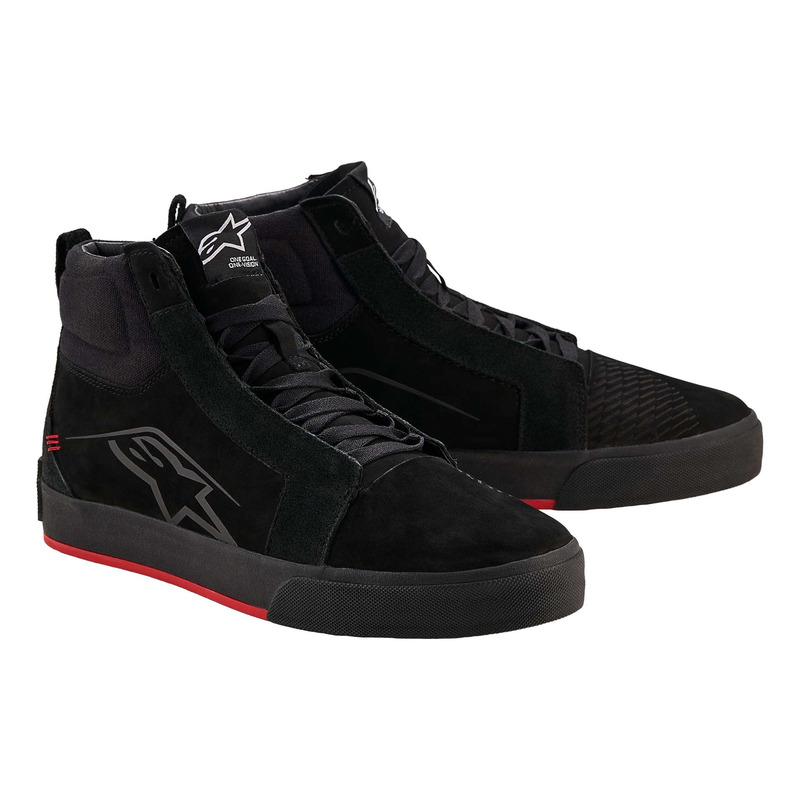 Baskets moto Alpinestars Ride-63 Leather black/bright red