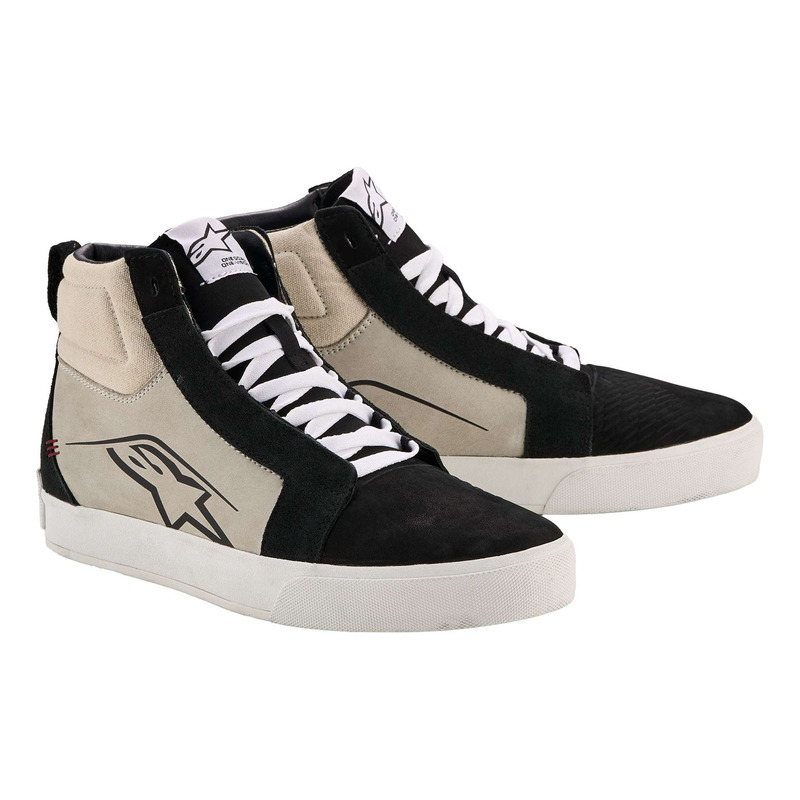 Baskets moto Alpinestars Ride-63 Leather black/cool gray/white