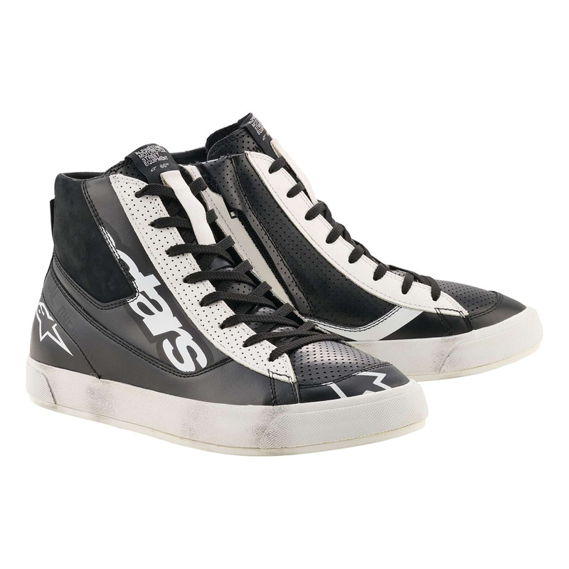 Baskets moto Alpinestars Stated Flair black/white