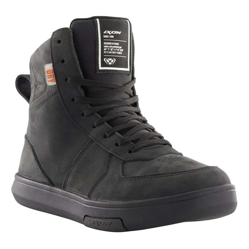 Baskets moto femme Ixon Ghost WP Lady black