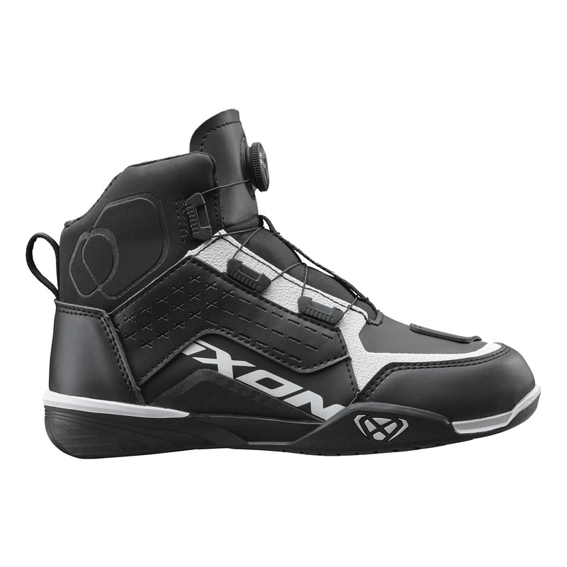 Baskets moto femme Ixon Vyper WP Lady noir/blanc