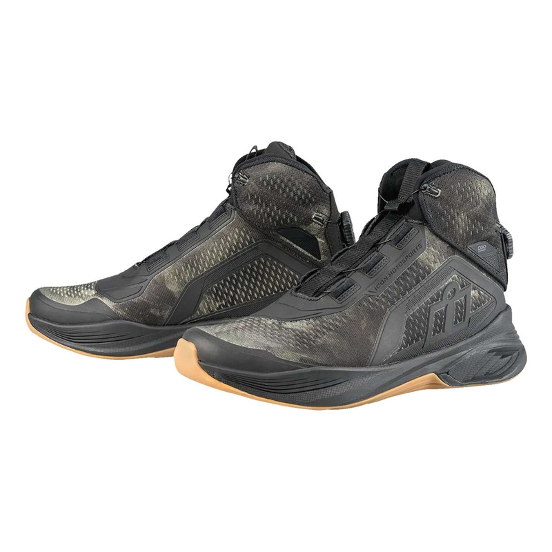 Baskets moto Icon Hooligan AF gray/camo