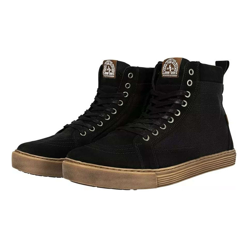 Baskets moto John Doe Neo black/brown