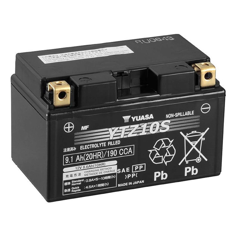 Batterie AGM Yuasa YTZ10S 12V 8,6Ah
