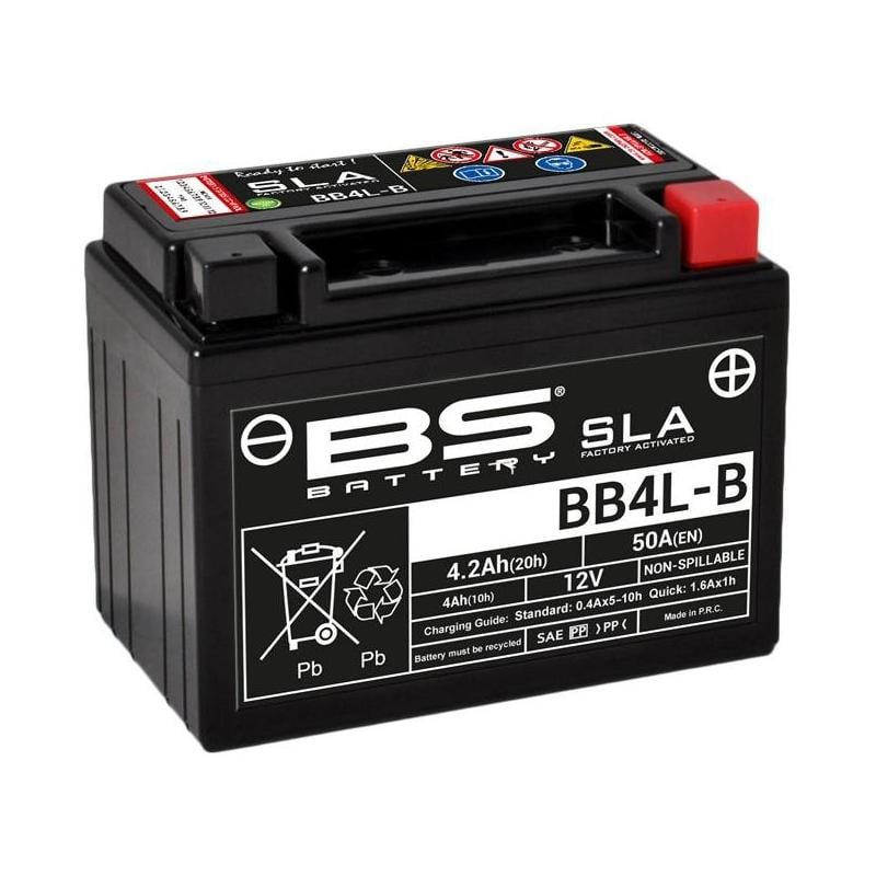 Batterie BS Battery BB4L-B 12V 4,2Ah SLA activée usine