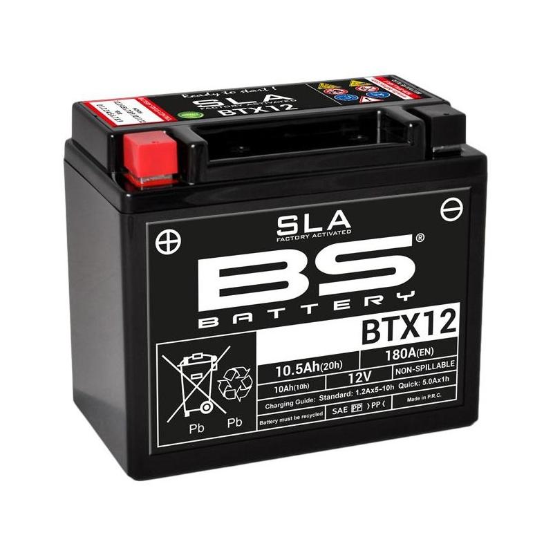 Batterie BS Battery BTX12 12V 10,5Ah SLA activée usine