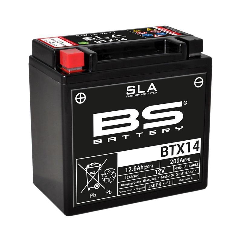 Batterie BS Battery BTX14 12V 12Ah SLA activée usine
