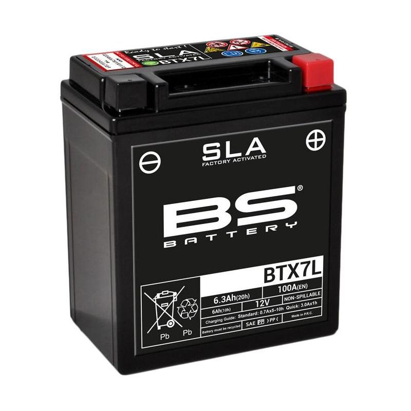 Batterie BS Battery BTX7L 12V 6Ah SLA activée usine