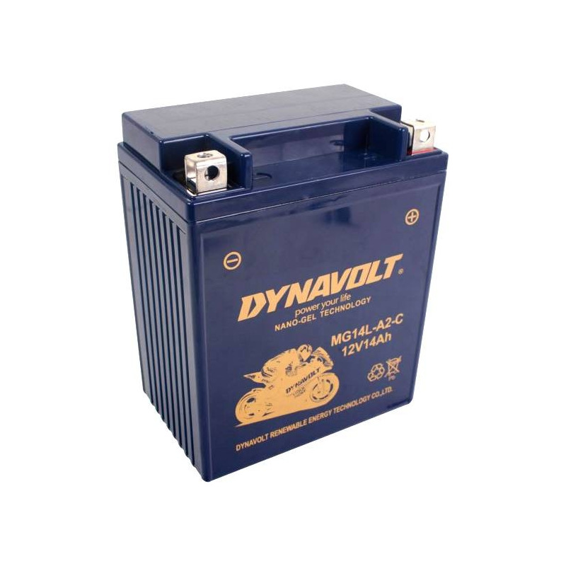 Batterie Dynavolt GEL YB14L-A2 12V 14Ah prête à l’emploi
