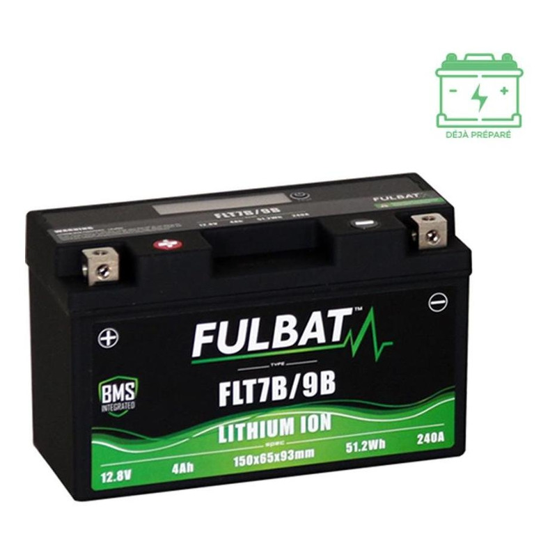 Batterie FLT7B/9B Fulbat 12V 4AH lithium
