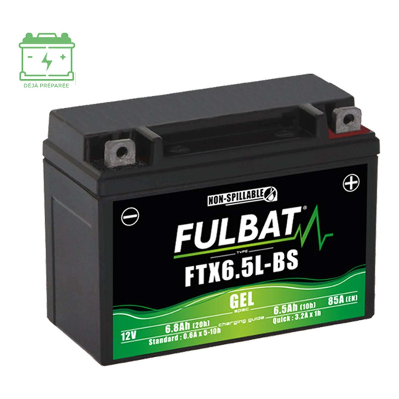 Batterie FTX6.5L-BS Fulbat 12V - 6.8Ah GEL