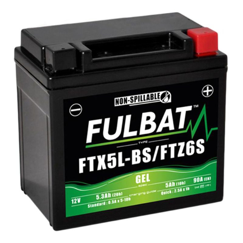 Batterie Fulbat FTX5L-BS gel 12V 4Ah