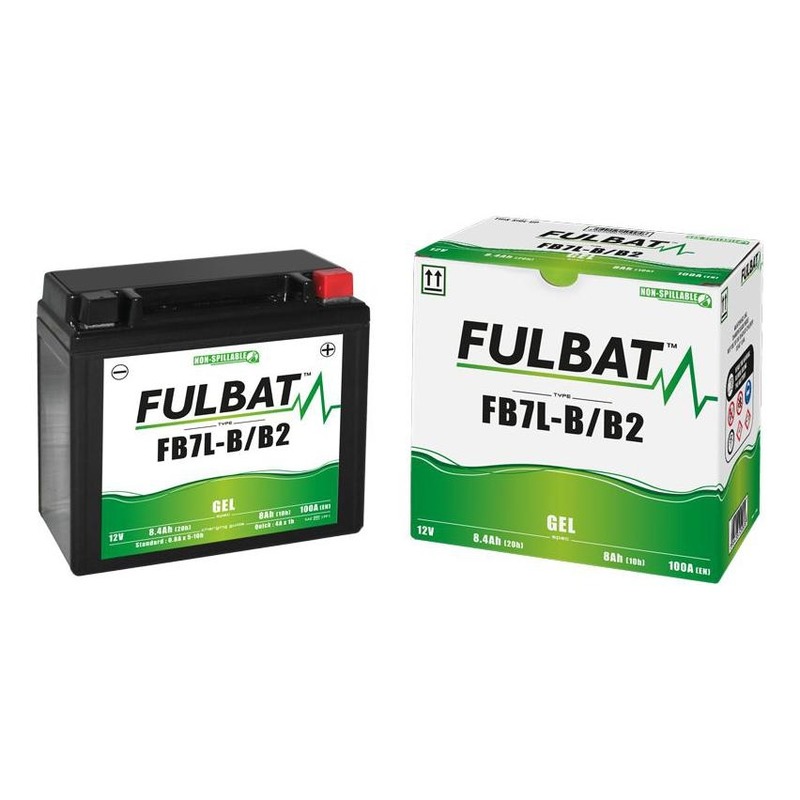 Batterie Fulbat Gel FB7L-B/B2 12V 8Ah