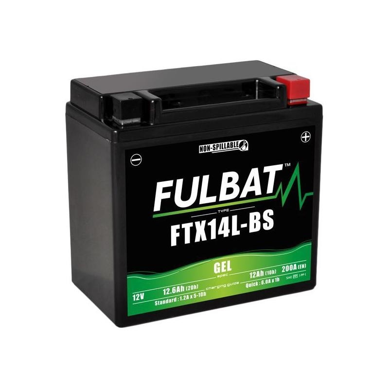 Batterie gel FTX14L-BS Fulbat 12V 12Ah