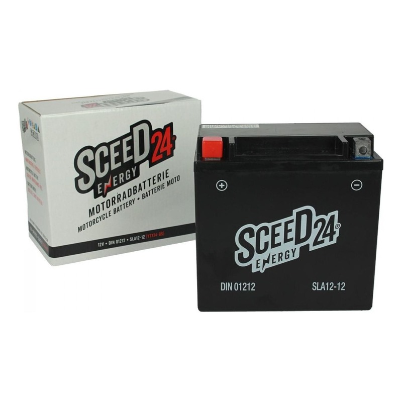 Batterie gel Sceed24 SLA12-12 12V 12Ah (YTX14-BS) - Pièces