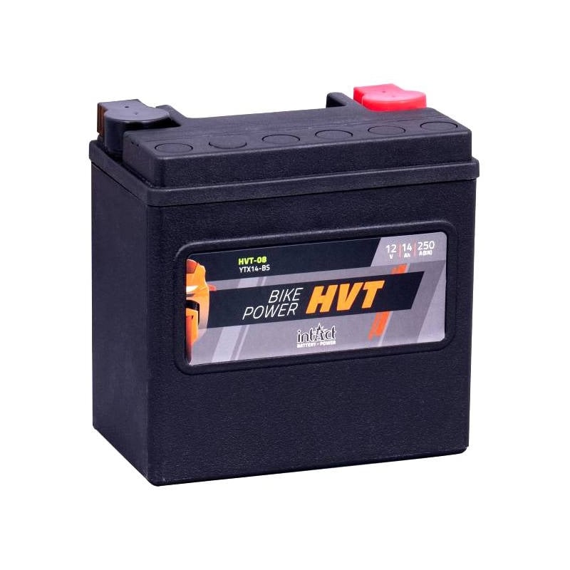 Batterie Intact HVT YTX14-BS 12V 14Ah prête à l’emploi