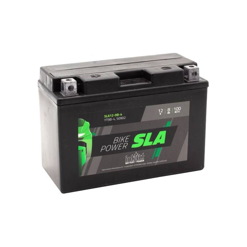 Batterie Intact SLA YT9B-4 12V 8Ah prête à l’emploi