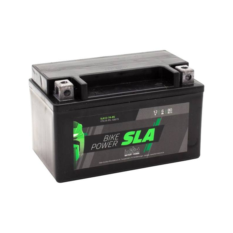 Batterie Intact SLA YTX7A-BS 12V 6Ah prête à l’emploi