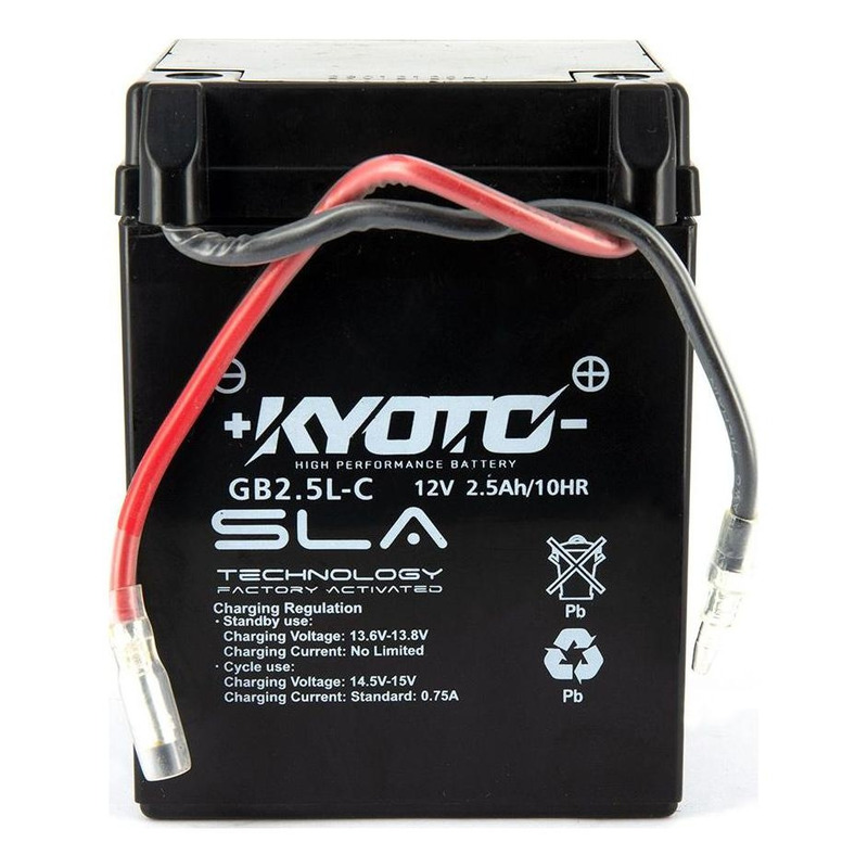 Batterie Kyoto GB2.5L-C SLA AGM prête à l'emploi