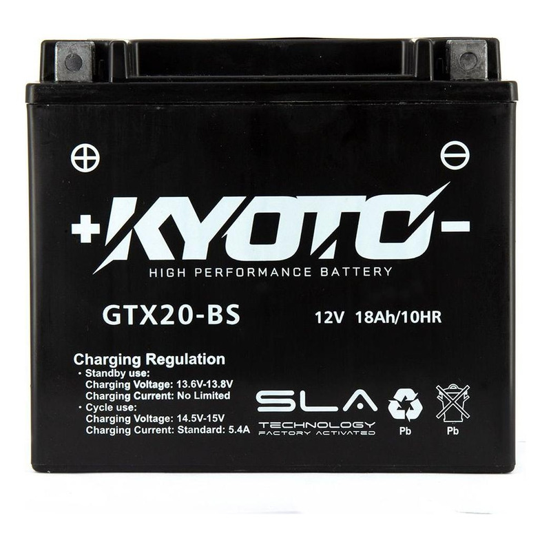 Batterie Kyoto GTX20-BS SLA AGM prête à l'emploi