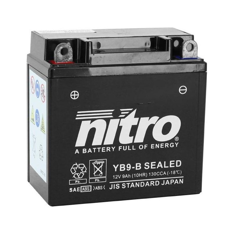 Batterie Nitro NB9-B 12V 9Ah prête à l’emploi