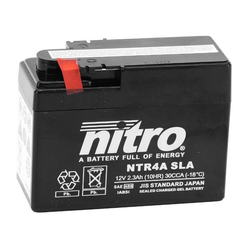 Batterie Nitro NTR4A 12V 4Ah prête à l’emploi