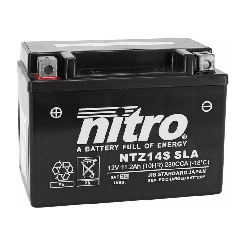 Batterie Nitro NTZ14S 12V 11,2Ah prête à l’emploi
