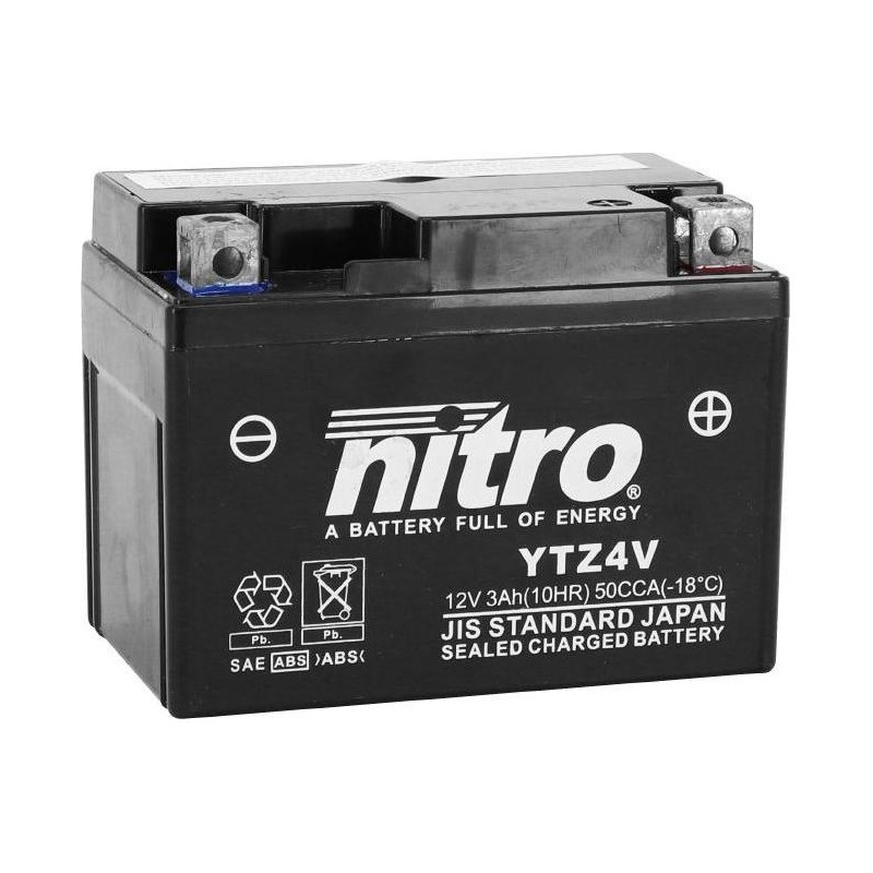 Batterie Nitro NTZ4V 12V 4Ah prête à l’emploi