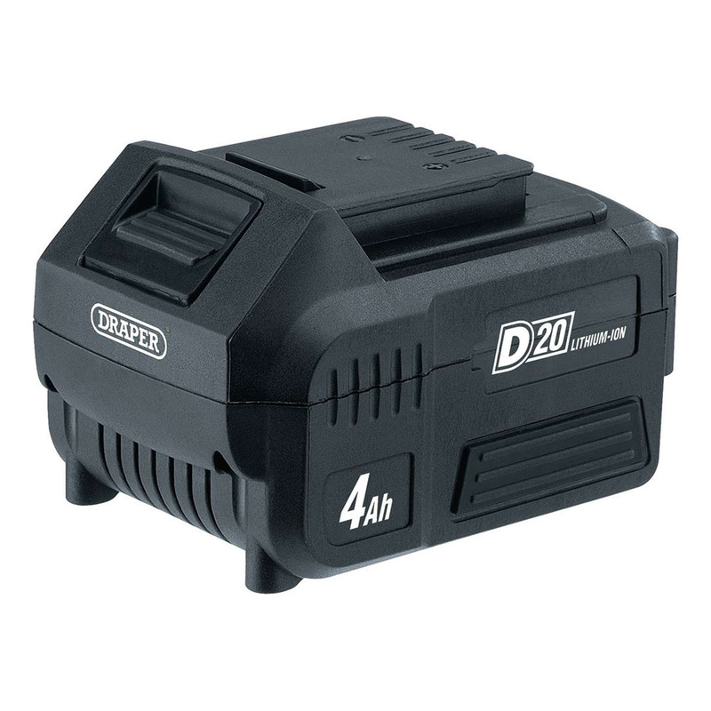 Batterie pour outil portatif Draper lithium-ion D20 20 V 4,0 Ah