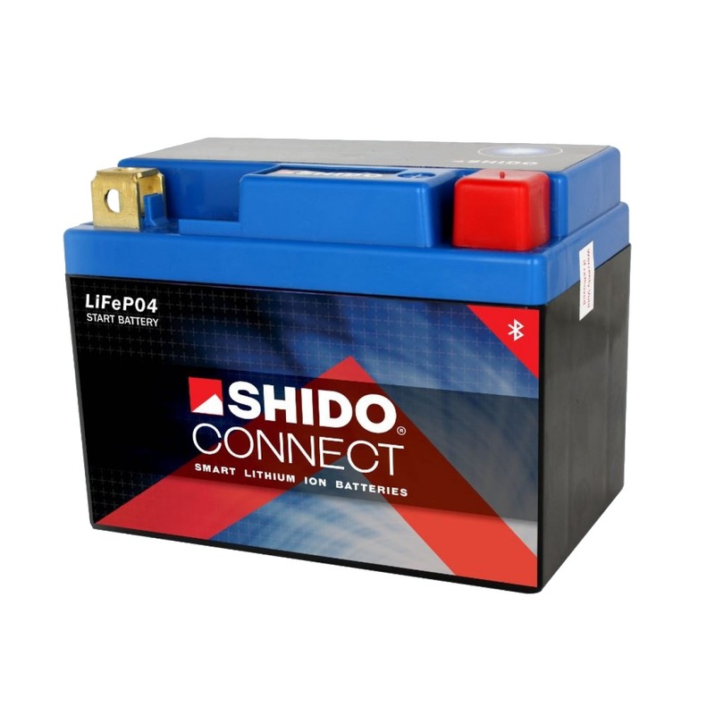 Batterie Shido LTX14-BS Lithium 12V 4A connectée