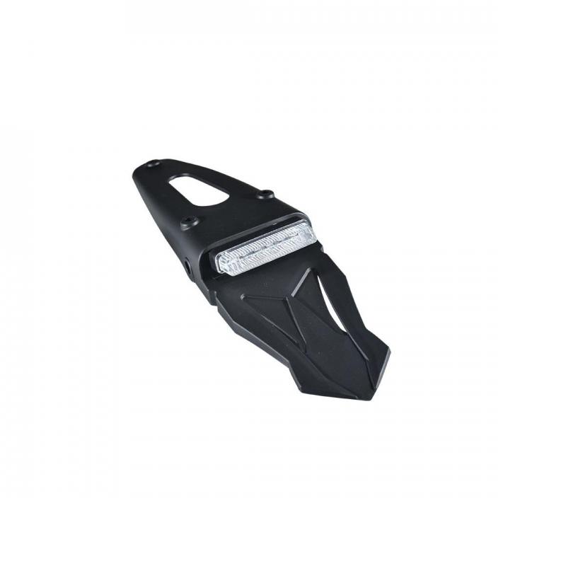 Bavette avec feu arrière transparent Tun'R 6 LED