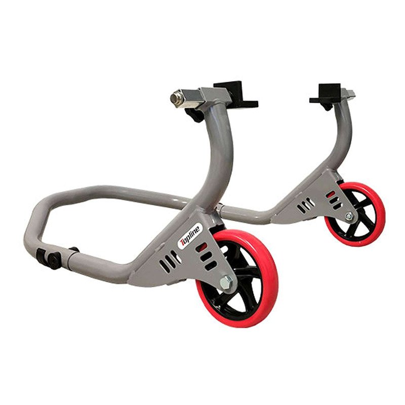 Béquille de stand Topline avec grosse roullette et support en L