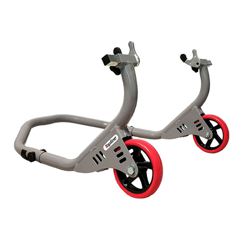 Béquille de stand Topline avec grosse roullette et support en V