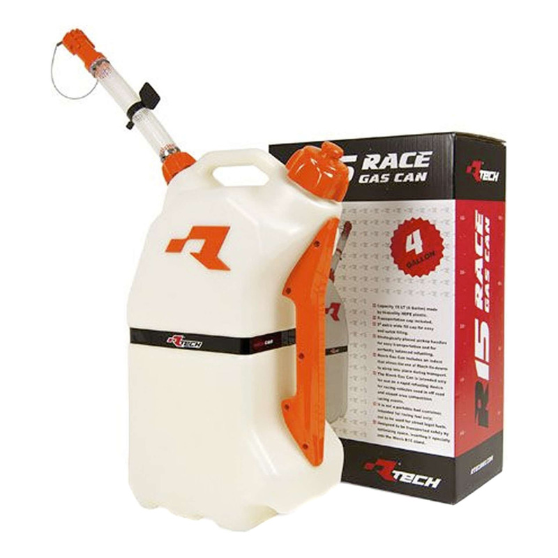 Bidon dâ  Essence RTECH R15 Orange 15L â   HomologuÃ© ADR