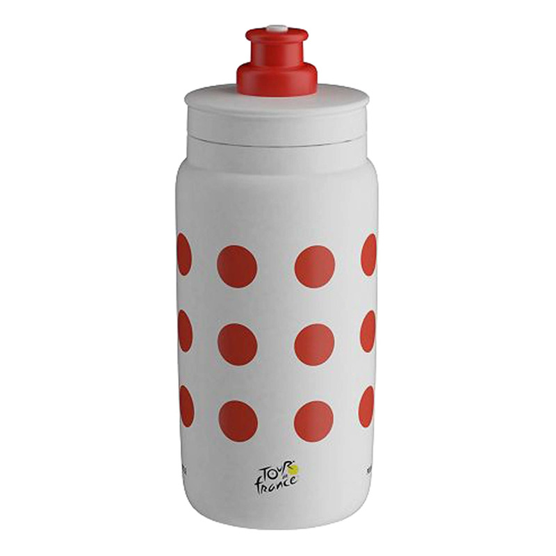 Bidon Elite Fly Teams 2024 550ml Tour de France Blanc/Rouge