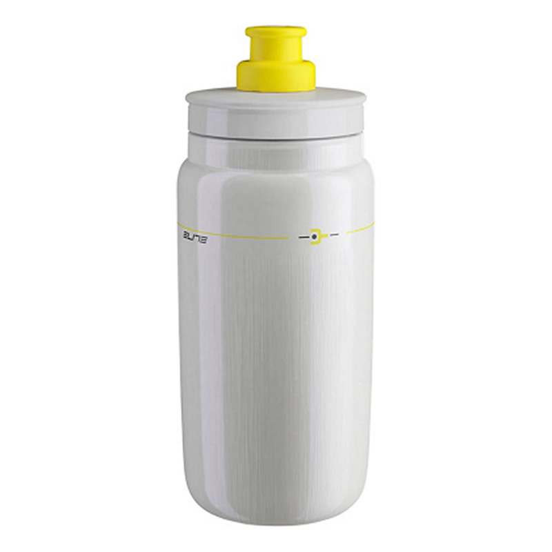 Bidon vélo Élite Fly Maillot jaune Tour de France 2026 Blanc 550 mL
