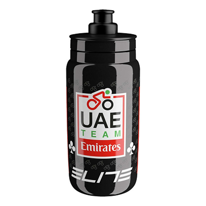 Bidon vélo Élite Fly Team UAE team emirates 2026 noir 550 mL