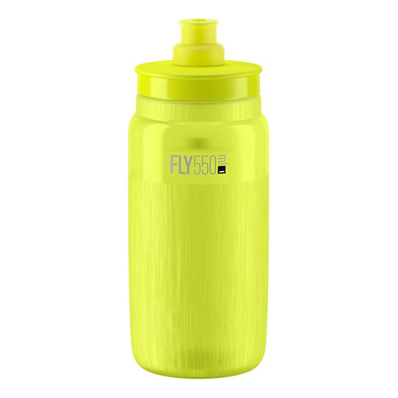 Bidon vélo Élite Fly Tex Jaune 550 mL
