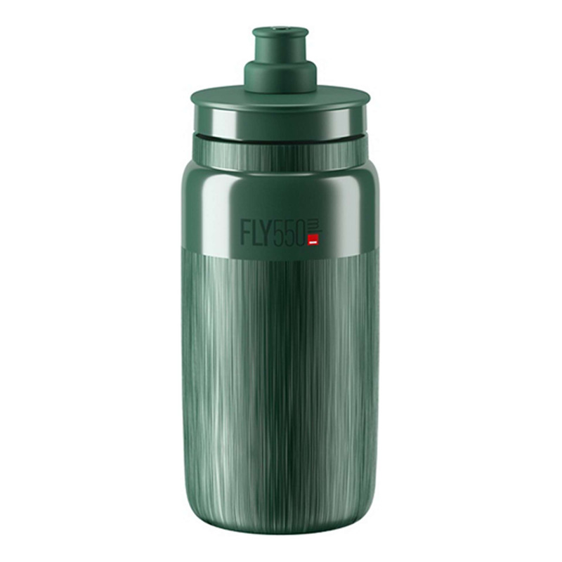 Bidon vélo Élite Fly Tex Vert 550 mL