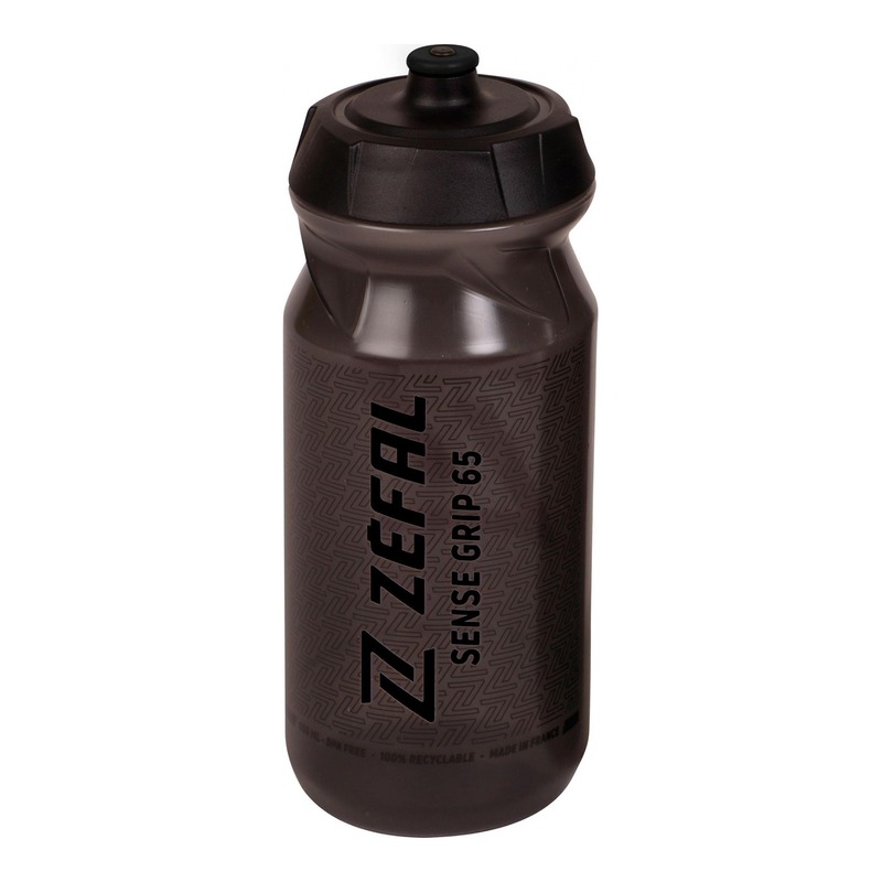 Bidon Zéfal Sense Grip 65 650ml fumé (bouchon visser)