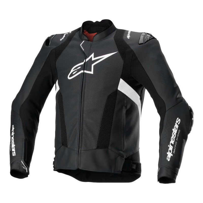 Blouson cuir Alpinestars Missile V3 Airflow black/white
